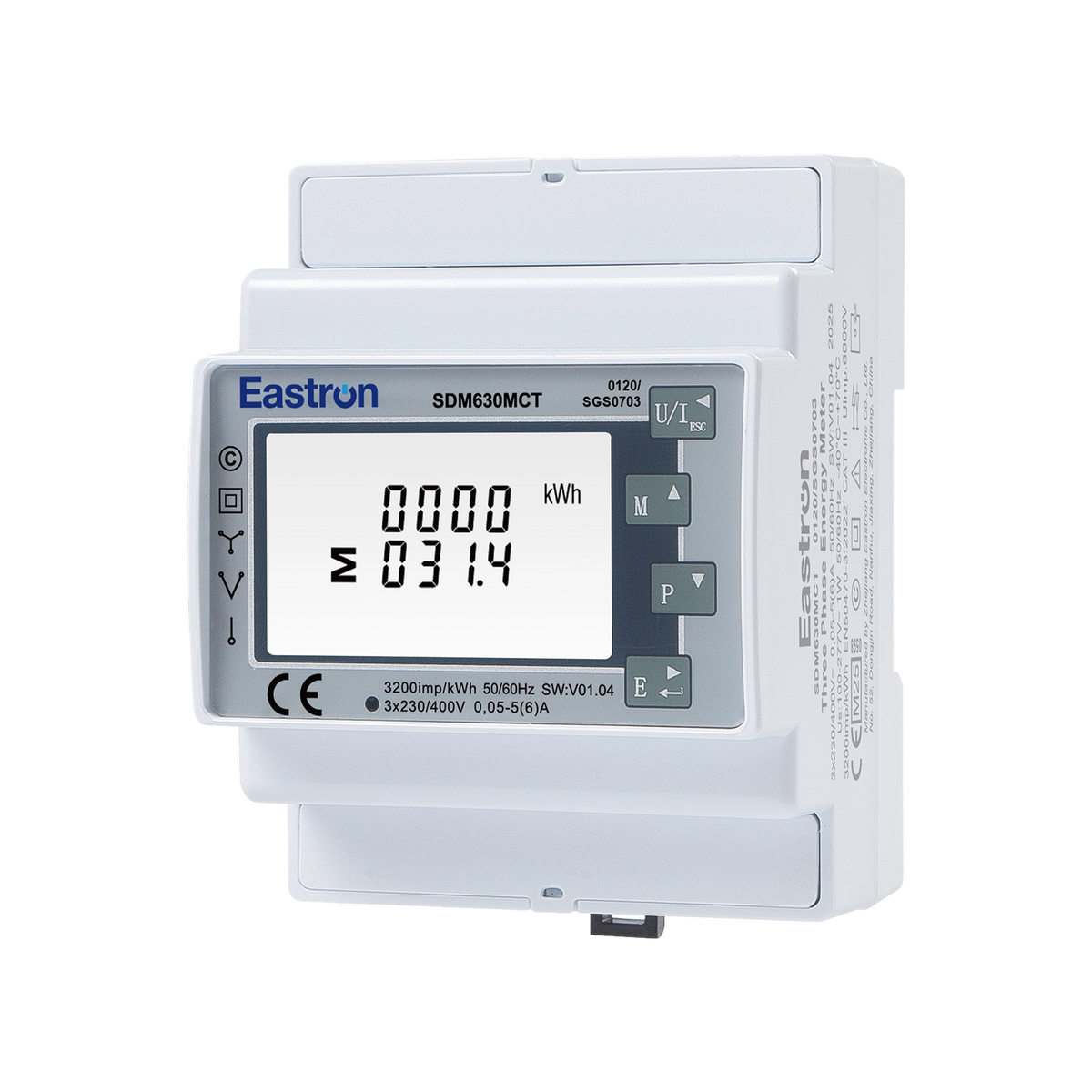 SDM630MCT MID MBUS energiemeter  3-fase meter
